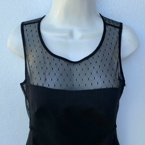 BCBGeneration Women's Dress Size 6 Black Mini Lace - Picture 3 of 9